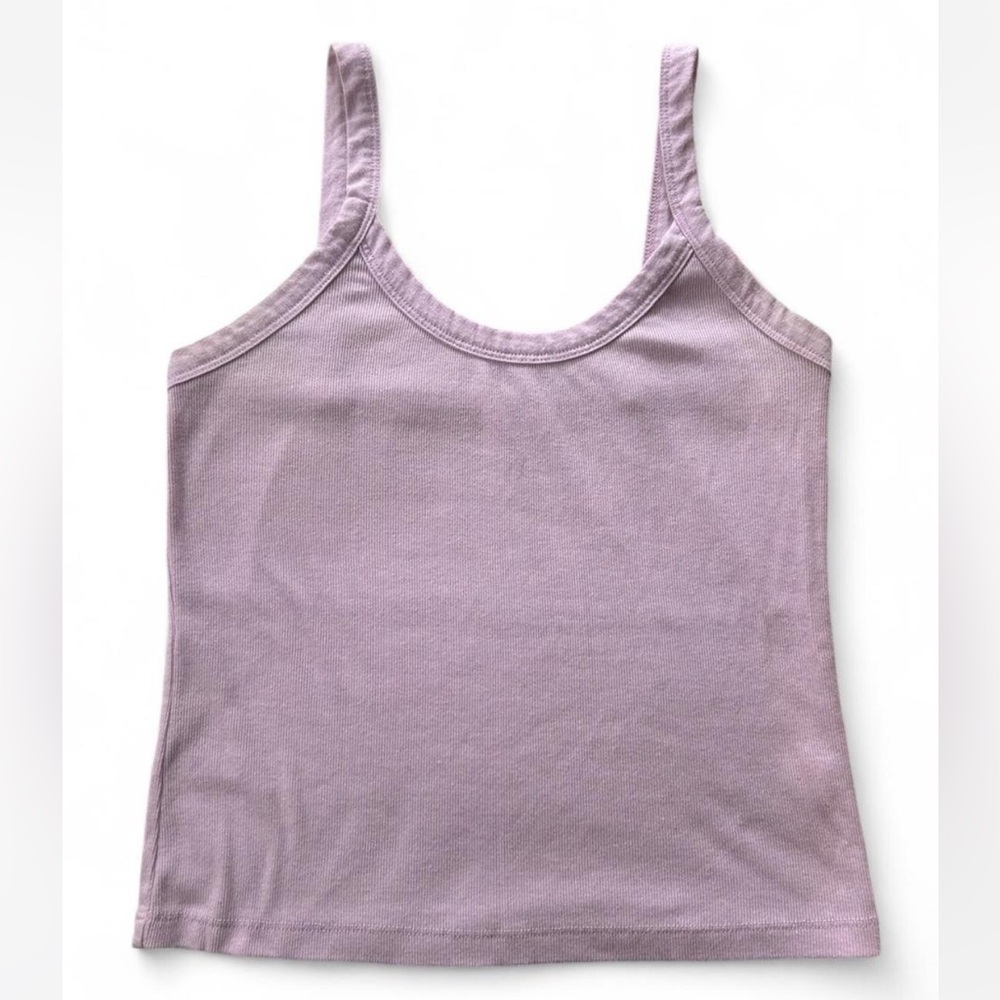 wild fable Light Lavender Ribbed Tank